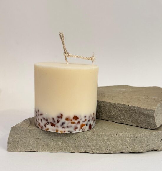 Soy wax candle "AMBER"